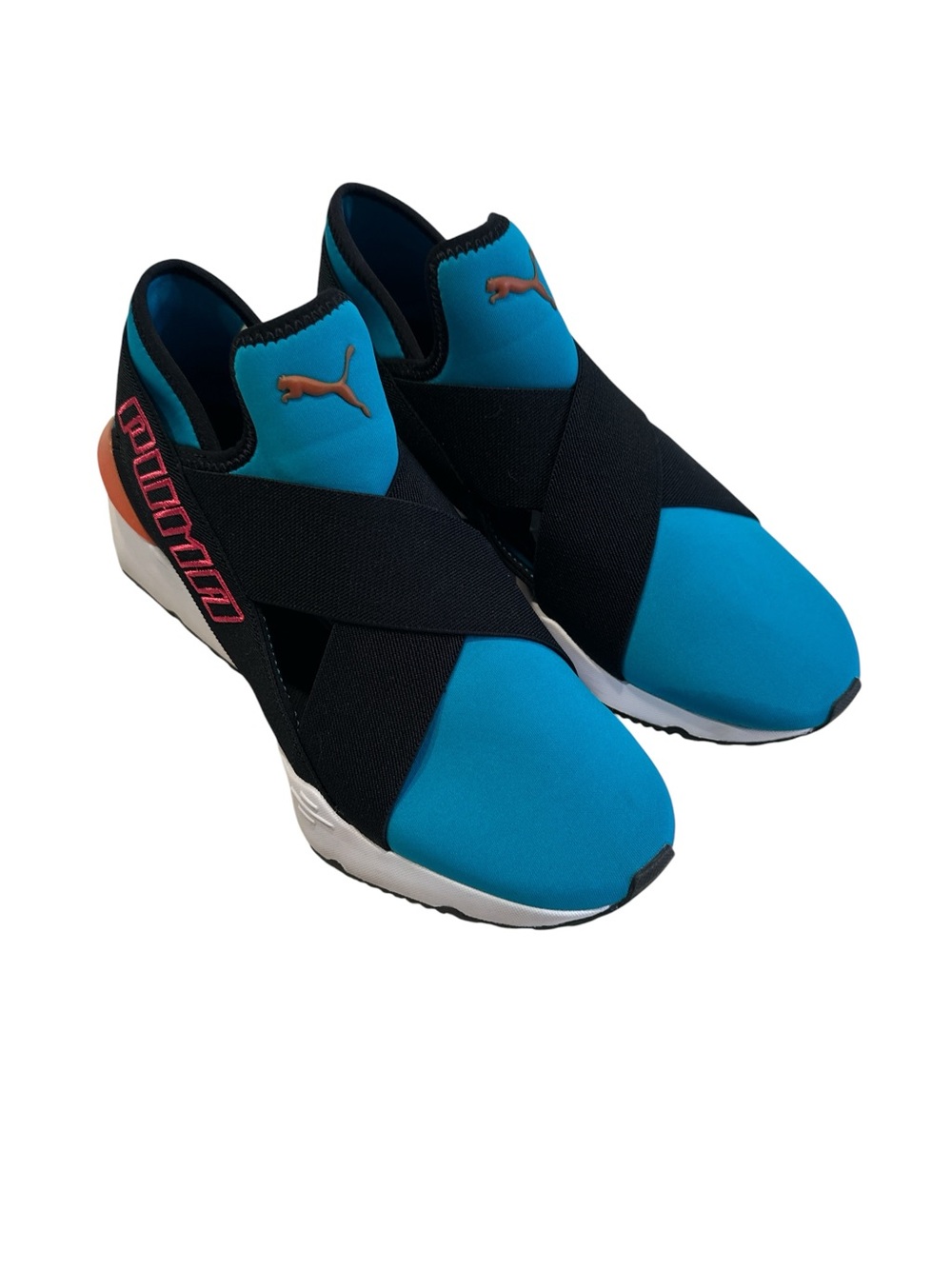 Puma Women's Slip-On Sneakers with Cross-Strap Design